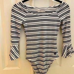 Abercrombie Zebra Bodysuit